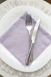 Натуральная хлопковая салфетка для стола VTILENE , Light violet, 35х35 см - изображение 4