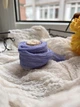 Декоративна фактурна шовкова стрічка VTILENE, Medium Blue Violet, 1.5 см, 3 м - зображення 3