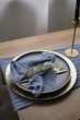 Салфетка с плотной марли для декора стола VTILENE, Dusty blue, 35х35 см - изображение 3