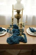 Марлевая дорожка для сервировки стола VTILENE, Teal blue, 60 см, 2 м - изображение 3