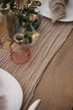 Плотный марлевый раннер для сервировки стола и фотосессий VTILENE, Warm linen, 60 см, 1 м - изображение 4