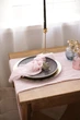 Салфетка с плотной марли для декора стола VTILENE, Blush, 35х35 см - изображение 3