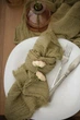 Марлевая салфетка для сервирования фотосессии VTILENE , Light olive, 45х45 см - изображение 4