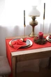 Марлевый текстильный раннер для мероприятий VTILENE, Christmas red, 60 см, 1 м - изображение 3