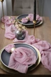Дорожка на стол из марли ручного окрашивания VTILENE, Vintage mauve, 60 см, 1 м - изображение 1