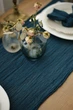 Салфетка с окрашенной марли для праздников VTILENE , Teal blue, 45х45 см - изображение 6