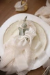 Марлевая салфетка для сервировки стола VTILENE, Ivory, 45х45 см - изображение 4
