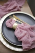 Марлевая салфетка для эстетичной сервировки VTILENE , Vintage mauve, 45х45 см - изображение 1