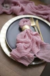 Марлевая салфетка для эстетичной сервировки VTILENE , Vintage mauve, 45х45 см - изображение 2
