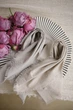 Хлопковая столовая салфетка VTILENE , Cold linen, 35х35 см - изображение 2