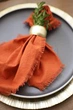 Текстильная салфетка из хлопка сервировочная VTILENE , Terracotta, 35х35 см - изображение 5