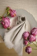 Хлопковая салфетка для сервировки стола VTILENE , Warm linen, 35х35 см - изображение 5