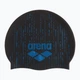 Шапочка для плавания Arena Shine Cap (009386-202) силикон, для тренировок и соревнований,Black/Blue - изображение 5