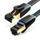 Патч-корд Vention Flat Cat8 Ethernet Patch Cable 1.5м Black (IKCBG) - зображення 1