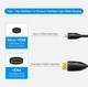 Кабель HDMI-microHDMI v.2.0 Vention 4K 60Hz 18Gbps HDR Video Dolby Audio 1.5m Black (VAA-D03-B150) - изображение 3