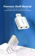 Наружная звуковая карта Vention USB 2.0 - 2x 3.5 мм 2.1 канал Алюминий Серебристый (VAB-S13) - изображение 11