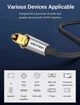 Кабель аудіо Vention Toslink оптоволоконний аудіокабель 1.5м Gray (BAVHG) - зображення 8