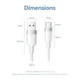 Кабель Vention USB 2.0 A Male to C Male 6A Cable 2m Aluminum Alloy Type (CTOBH) - зображення 13