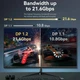 Кабель Vention DisplayPort Male to Male 4K HD 4K 60Hz Cable 1M Black (HAKBF) - зображення 4