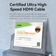Кабель HDMI Vention HDMI 2.0 HDMI Cable 2M Black (VAA-M02-B200) - зображення 13