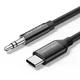 Кабель Vention USB-C - 3.5 мм 1.5 м Hi-Fi DAC Black (BIFBG) - зображення 1