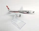 Колекційна металева лита модель пасажирського літака 1:400 Boeing 787 Dreamliner Biman Bangladesh Airlines 16 см - зображення 4