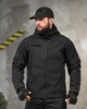 Тактический костюм 5в1 Stabitex Black комплект куртка флисовка брюки перчатки ремень бейсболка XL - изображение 4