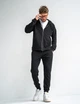 Мужской спортивный костюм на молним демисезонный Teamv Oversize ZIP черный M - изображение 6