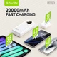 УМБ повербанк Bavin PC1153S 20000mAh 22.5W PD/IQ/QC2.0-3.0/Qi White (Y-PC1153S-WH) - изображение 3