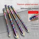 Набор Четырехгранные сверла 3шт с зубцами 6 / 8 / 10 мм Titanium plating - изображение 6
