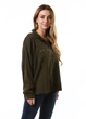 Блуза женская InDresser S Хаки (IN-F0876В-037Ж-Khaki) - изображение 2