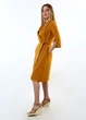 Плаття жіноче InDresser XS Гірчичне (IN-F0260К034Б-Mustard) - зображення 4