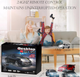 Мини RC Drift Car 1:64 — радиоуправляемая дрифт машинка 4WD, 2.4GHz, скоростная микро модель с подсветкой - изображение 3