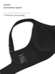 Бюстгальтер бесшовный XL (80F, 85C, 85D, 85E) Free Bra с сеточкой Анатомический эластичный лиф широкие бретели без косточек Черный 582774319 - изображение 10