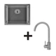Кухонная мойка GRANADO Under Top Max Steel S304 530x430 мм Millet - изображение 1
