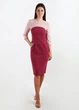 Сукня жіноча InDresser XS Малиновий (IN-8008020-Crimson) - изображение 3