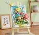 Конструктор No Brand Floral Easel Pink Art Bouquet 1208 деталей Різнокольоровий (2104619313) - изображение 4