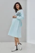 Изысканное платье для беременных и кормящих Magnolia Юла Мама M Голубой DR-30.092 - изображение 5