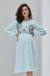 Изысканное платье для беременных и кормящих Magnolia Юла Мама M Голубой DR-30.092 - изображение 6