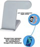 Беспроводное зарядное устройство док-станция Charge Dock Station 2 в 1 для iPhone и Apple Watch Белый - изображение 4