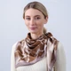 Хустка жіноча LuckyLOOK БЛЕЙКА 90х90 см Коричневий (928-756) - изображение 2