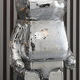 Фигурка Bearbrick серебряного цвета на подставке SUPREME 155 см. Дизайнерская игрушка Беарбрик. Фигурка Be@rbrick - изображение 4