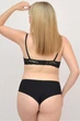 Комплект белья бюстгальтер push-up и бразилианы 9398 Balaloum черный 75C/M - изображение 3