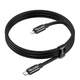 Дата кабель Hoco U143 Joy Type-C to Lightning 27W (1.2m) Black - зображення 5