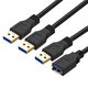 Кабель USB 3.0 Male to Female (подовжувач) 1м Stone ST-USB302FM-1M - зображення 1