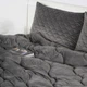 Ковдра ТЕП. Velour темно-сіре зимове-150х210 - зображення 5