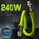 Кабель Type-C to Type-C 240W PD 5A 1m GREEN - зображення 7