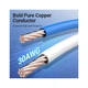 Патч-корд 5м, S/FTP cat 8 RJ-45 COPPER black Vention (IKGBJ) - изображение 4