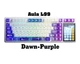 Клавиатура AULA L99 Dawn-Purple Игровая Беспроводная Механическая Полноразмерная. 2.4G/Bluetooth/Кабель. С Сенсорным Экраном 3.98 Дюйма. Батарея 8000mAh. С RGB Подсветкой. Свитчи Caramel Latte Switch - изображение 1