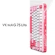 Клавиатура Магнитная VALKYRIE VK MAG 75 Lite White-Pink Игровая Магнитные Переключатели. Проводная 8000 Гц/с. RGB-подсветка, 84 клавиши, Переключатель 0,01 мм. Rappid Triger - изображение 1
